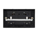 Retrotouch Crystal 13A DP Switched Double Socket - Black - PU Electrical Wholesaler Ltd