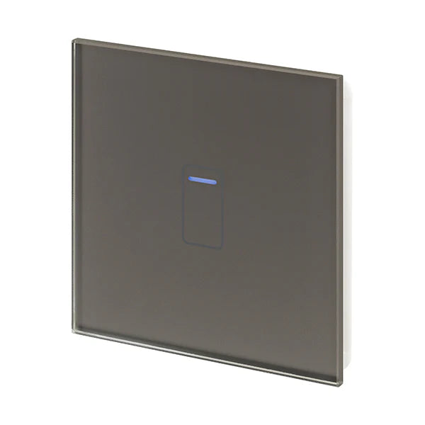 Retrotouch Crystal Touch Switch 240v 1G 2W Grey