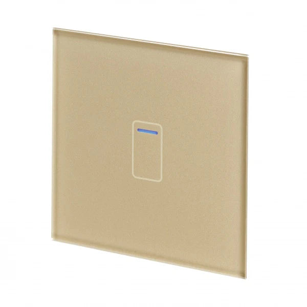 Retrotouch Crystal Touch Dimmer Switch 240v 1G 2W Brass