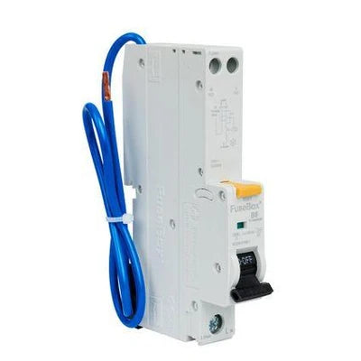 Fusebox RTA065030B 50A 1P+N 1 Module B Curve 6kA 30mA Type A RCBO