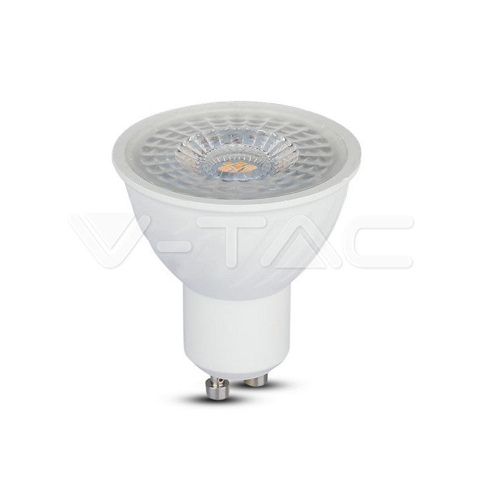 LED Spotlight SAMSUNG Chip GU10 6.5W Ripple Plastic 110° 4000K (PACK of 10)