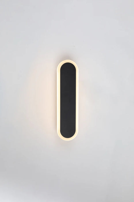 RO 30 cm 6w Integrated CCT LED Outdoor Wall Light - Black