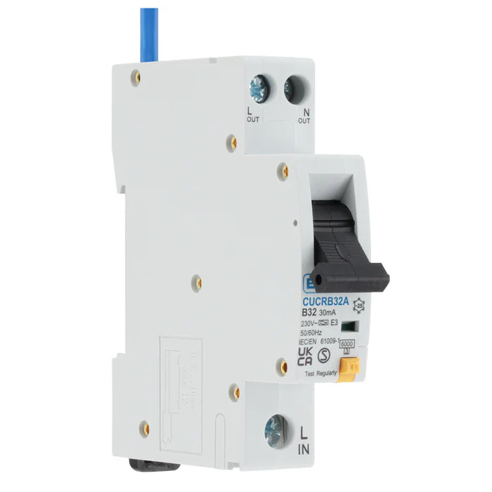 BG Circuit Protection Type A RCBO 32A CUCRB32A
