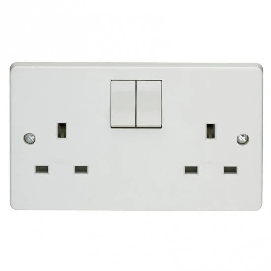 Crabtree Capital 4306/D 13A 2 Gang Dp Switched Socket