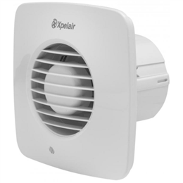 Xpelair 93026AW Square Fan c/w Timer DX100TS