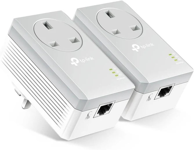 tp-link 600M Powerline AC Pass-through, 2 units - TL-PA4010PKIT - PU Electrical Wholesaler Ltd