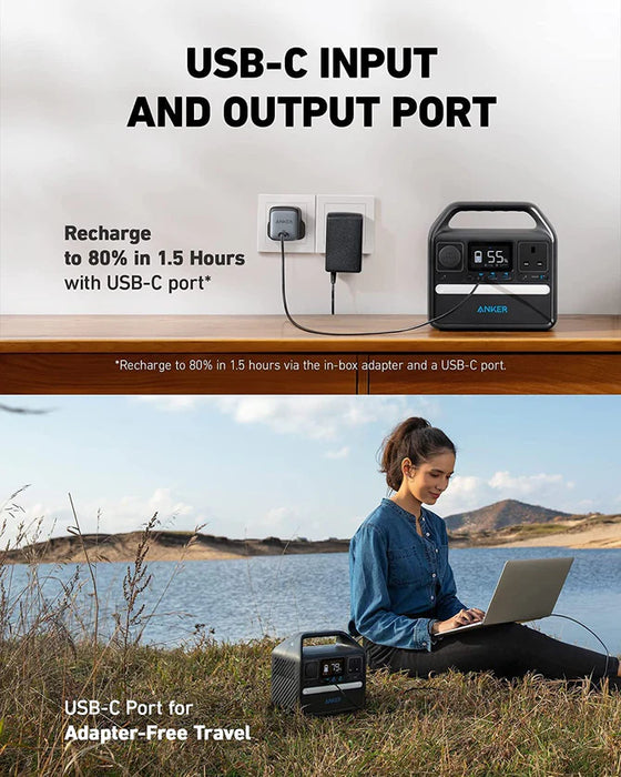 Anker 521 Portable Power Station - 256Wh | 200W