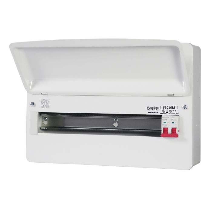 FuseBox - F3016M - 16 Way Consumer Unit with 100A Main Switch