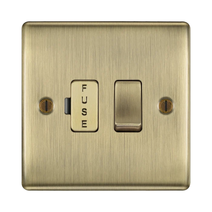 BG Nexus Metal Antique Brass 13A Switched Spur NAB50