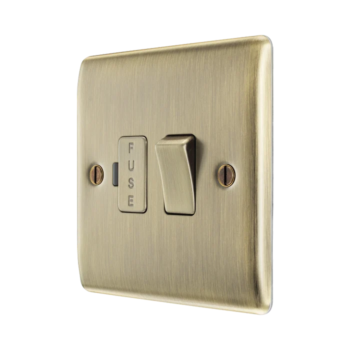 BG Nexus Metal Antique Brass 13A Switched Spur NAB50