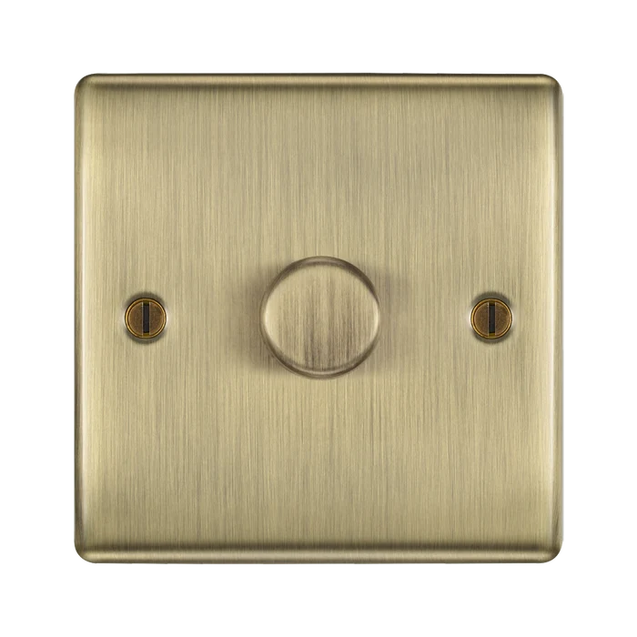 BG Nexus Metal Antique Brass 1G Dimmer Switch NAB81