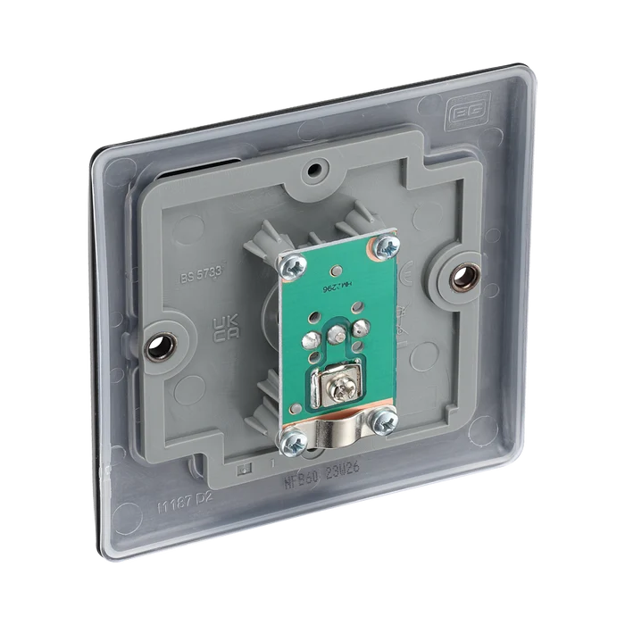 BG Nexus Metal Matt Black Co-axial Socket NFB60