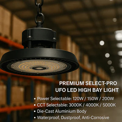LED HIGH BAY FITTING CCT 125W-200W