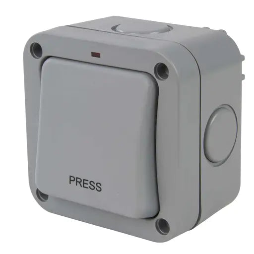 BG Storm Weatherproof 1G Retractive Switch WP14