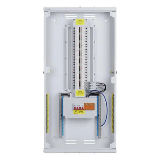 Fusebox TPN15FBX  15 Way 125A TP+N Type B Distribution Board with Incomer and Type 2 SPD