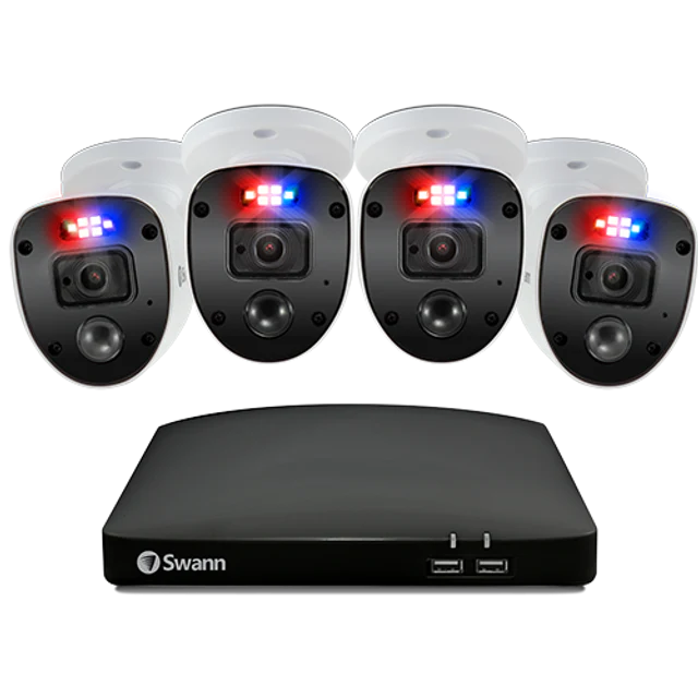 Swann 8 Channel 1080P DVR - 4 x CCTV Bullet Cam Kit