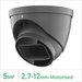 Eagle 5MP Motorised Lens HDCVI IR Turret Camera - Grey - PU Electrical Wholesaler Ltd