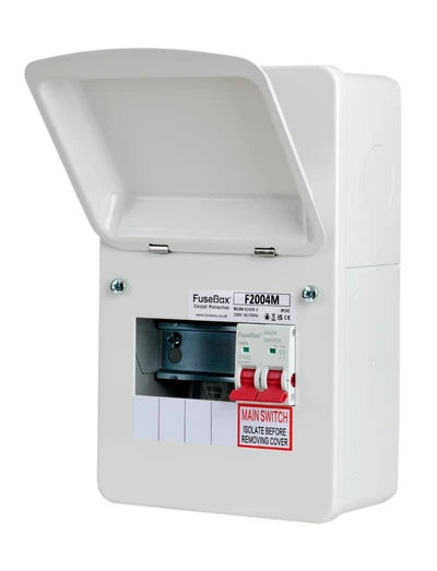 FuseBox 100A MAIN SWITCH 4WAY (2X BLANKS) - F2004M
