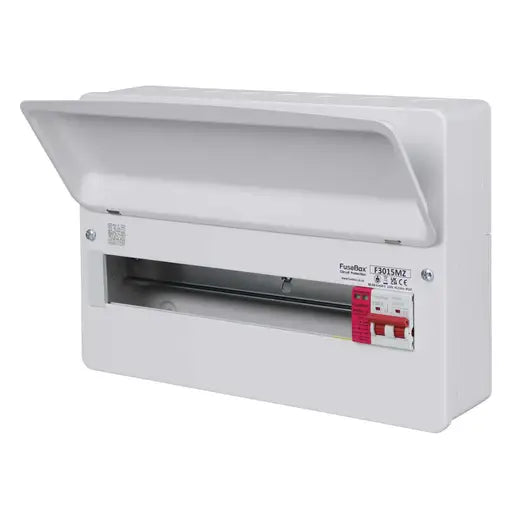 Fusebox 15 Way Consumer Unit with 100A Main Switch and Type 2 SPD - F3015MZ