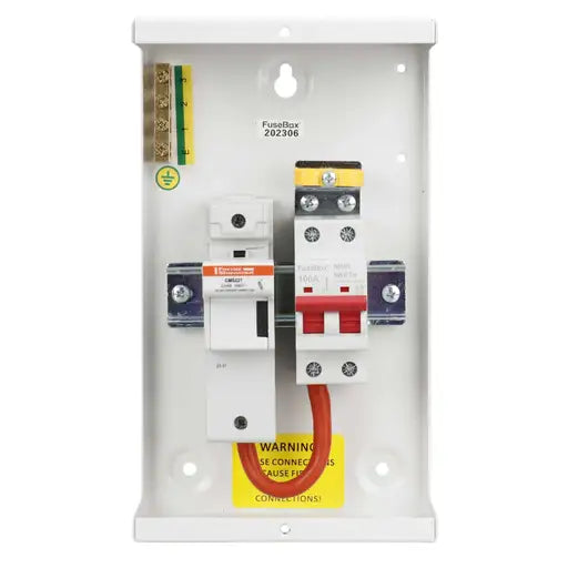FuseBox SF0100 100A Single Pole Fused Isolator Switch (63,80,100A Fuses)