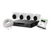 8 Channel NVR CCTV Kit - 4 Turret Cams and 20mtr Patch Cables with 1TB of Storage - PU Electrical Wholesaler Ltd