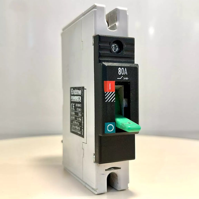 CRABTREE 7PBGGN180 80AMP 25 kA SINGLE POLE MCCB 1 POLE